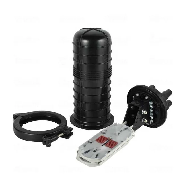 Outdoor Fiber Optical Splitter Distribution Box IP68 48 72 96 144 Core Dome Fiber Optic Splice Closure