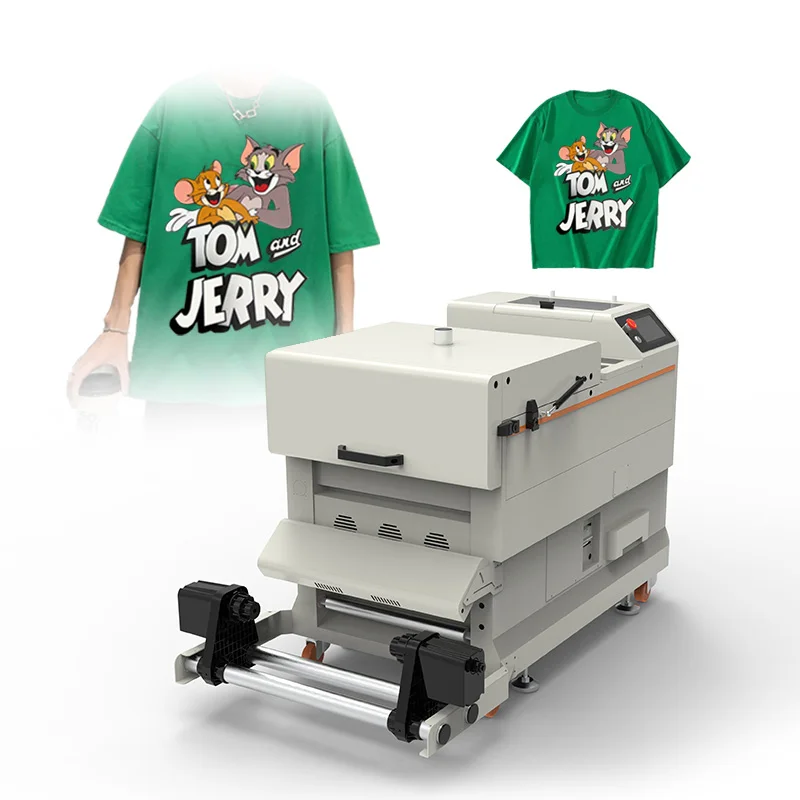 Factory price new style 45cm dtf printer t shirt textile printing machine with dtf powder shaker imprimante dtf 45cm
