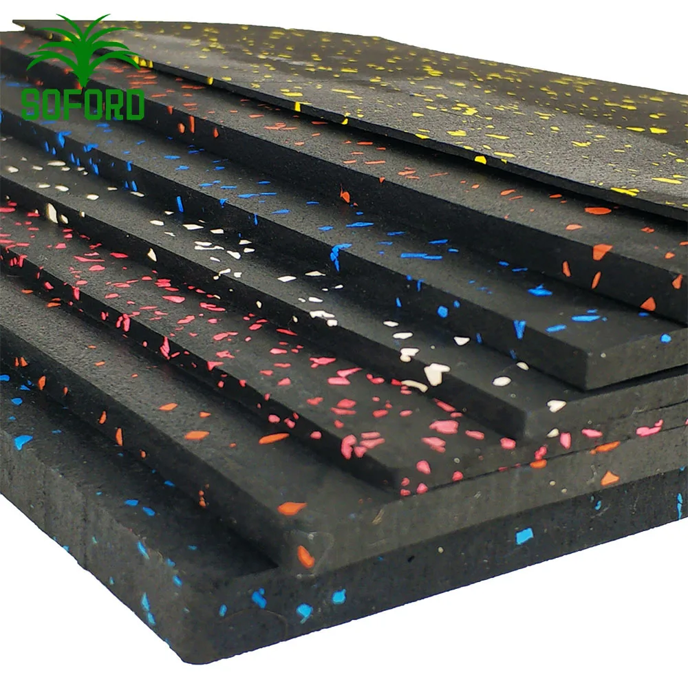 Absorption shock 6mm Gym  Rubber Flooring roll