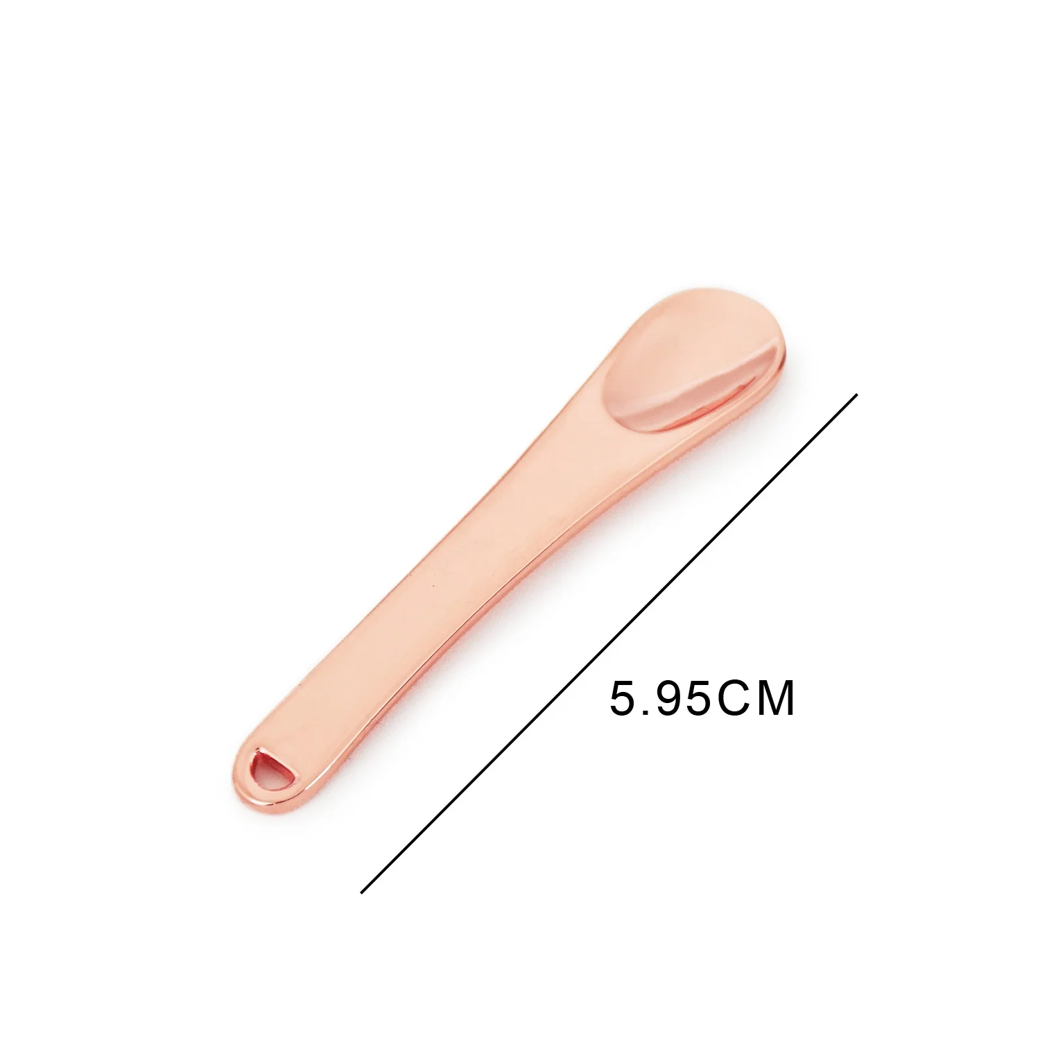 GRS Zinc alloy skincare scoop cosmetics metal face spatula applicator mini eye cream metal spoon