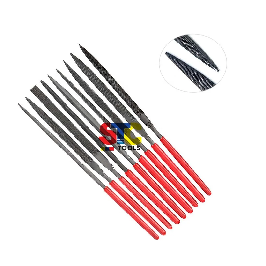 file needle set 160mm 180mm diamond files 2.35mm shank manufactures jewelry making  jewelry removal 10pcs mini needle file set