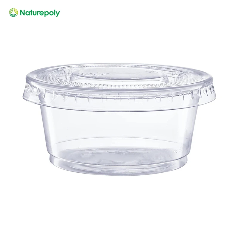 OEM OEM Customized Disposal Eco Friendly Tasse Cup Tasse Container Jelly Pudding Slime Snack Yogurt Sauces Portion Sauce Cup