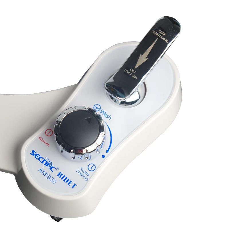 AMI 930 non electric toilet spray bidet attachment cold water with dual nozzles