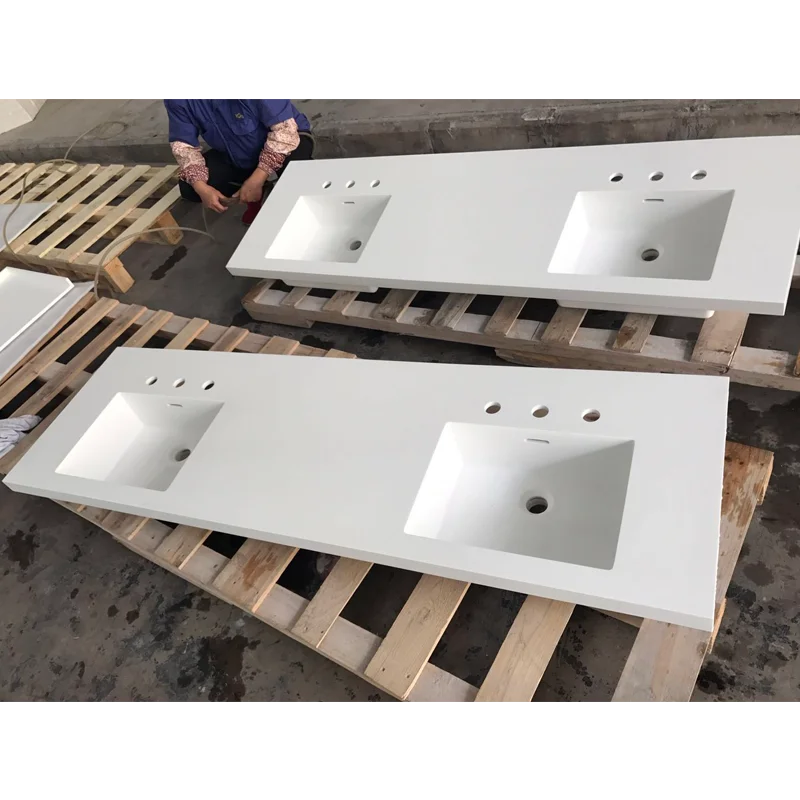 New design acrylic solid surface bathroom basin sinks