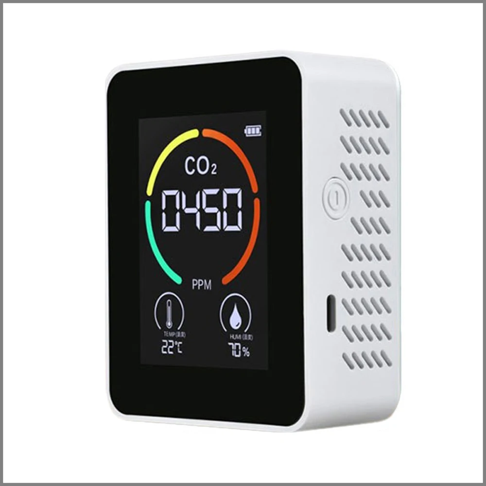  Pm2.5 анализатор качества воздуха CO2 Датчик измеритель газа Тестер пыли Pm10 портативный монитор детектор автомобиля