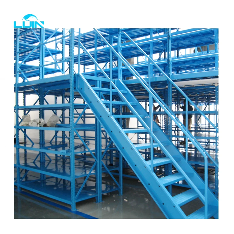 Металлическая полка для хранения LIJIN, напольная полка, многоуровневые складские полки из холоднокатаной стали
