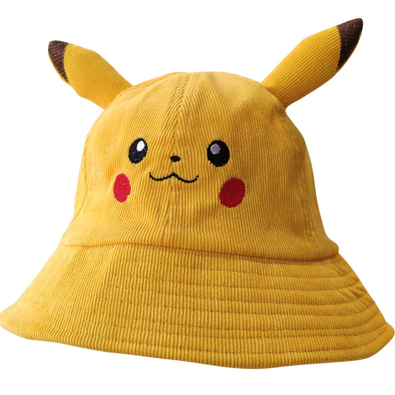 Шляпа желтая Рыбацкая Женская весенне-летняя детская Милая японская мультяшная шляпа от солнца для родителей и детей