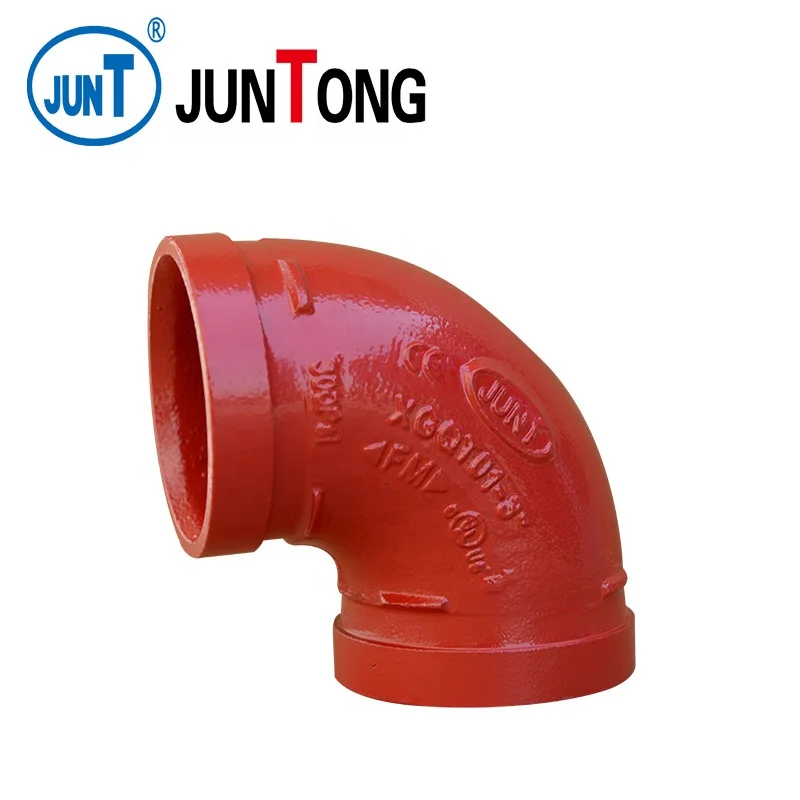 Firefighting Trench Fittings Plastic and Rubber Clamps Elbows Tee Bushings 10mm NPT/ BSP Sight Glass Casting Technics