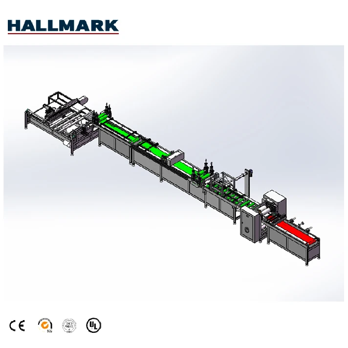 High quality HALLMARK vinyl SPC floor wall panel IXPE/EVA pad underlayment Laminating Machine