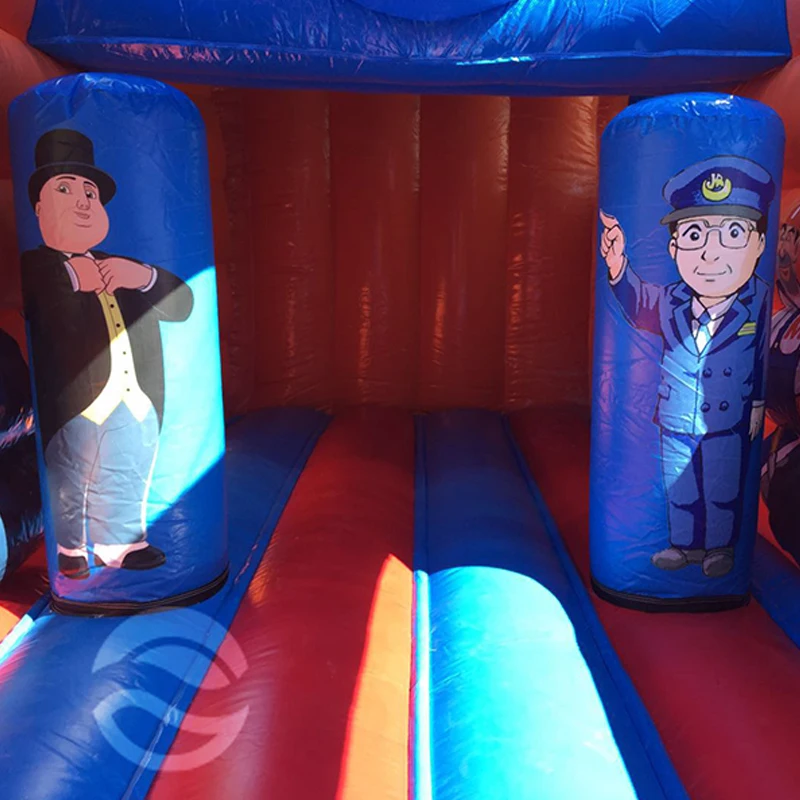 Поезд прыгать дом надувной батут с изображением паровозика Томаса Moonwalk отказов слайд комбо для детей