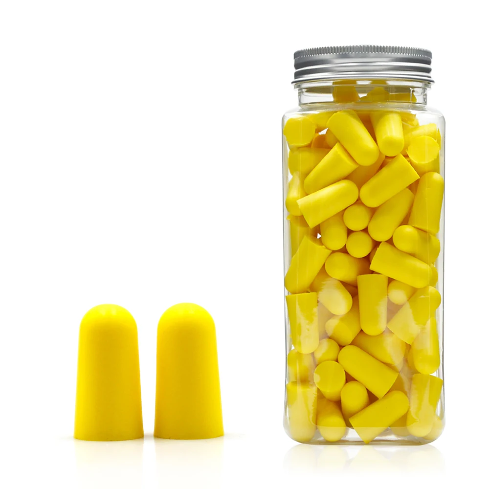 Wholesale Disposable  Sleeping 38dB CE Noise Reduction Hearing Protection Earplugs Foam Ear Plugs