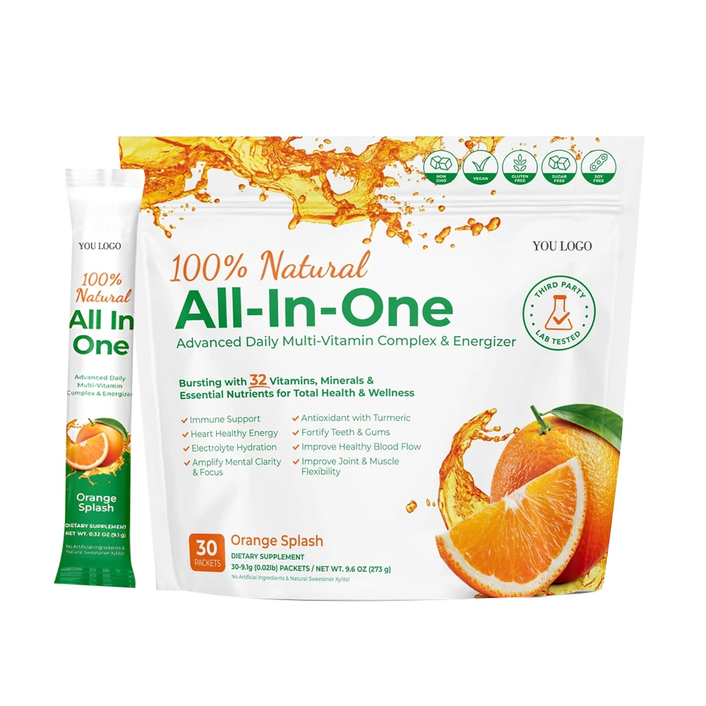 All-in-One Multivitamin Drink Mix for Everyday Vitality and Elite Oral Care Vitamin Drink Powder Vegan and Gluten  Free
