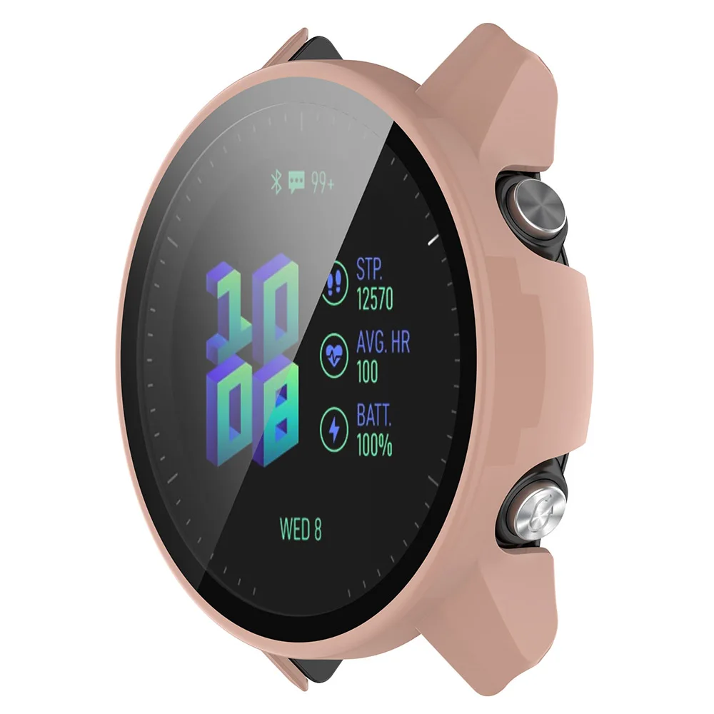 New PC+Tempered Glass Integrated watch Case For Garmin Forerunner 955 Smartwatch watch Case For Garmin Forerunner 955 watch Case