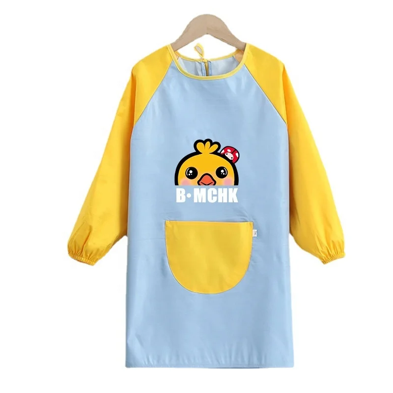 wholesale cheap Cute Cartoon Apron ,Waterproof Apron Kid Art Craft Painting Cook