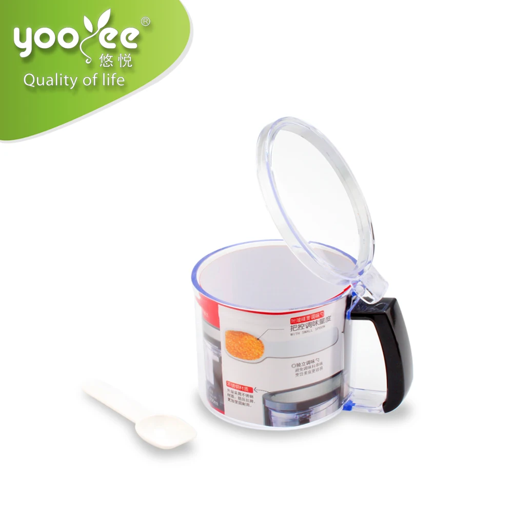 Spice Jars Hot Selling Plastic 4 Pieces Storage Bottles & Jars,herb & Spice Tools Salt Pigs, Cellars & Servers Acceptable Cover