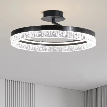 Beautiful and practical restaurant living room LED ceiling light 50cm round bedroom study room  acrylic ceiling lamp