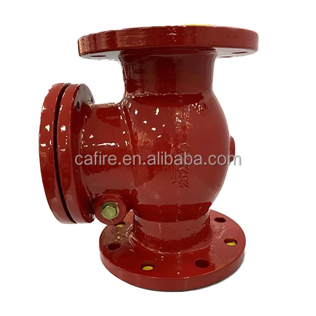 Cast iron Ductile Iron Soft Seal swing check valve pn16