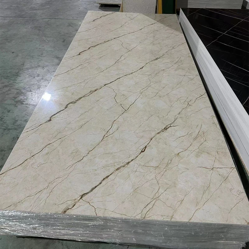 High Gloss Marble Design 3mm Pvc Marble Sheet Uv Marble Plastic Sheet Pvc Wall Panel