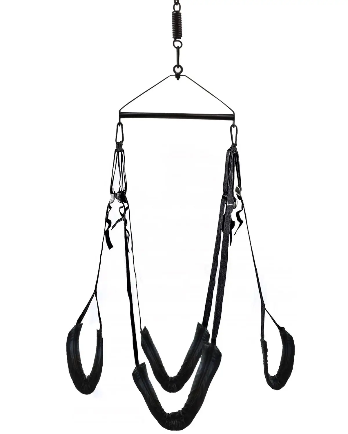 Nylon Sex Swing With Triangle Frame Sling Swing Sex Toys For Couple Sex Swing Set Adult Toys