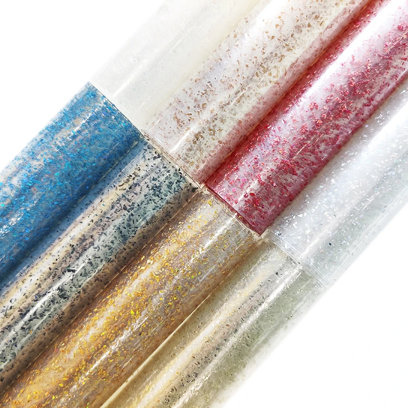 Thickness 0.5MM Broken Glass Transparent TPU for Making Shoes and Toys Bag Bow Umbrellas Film