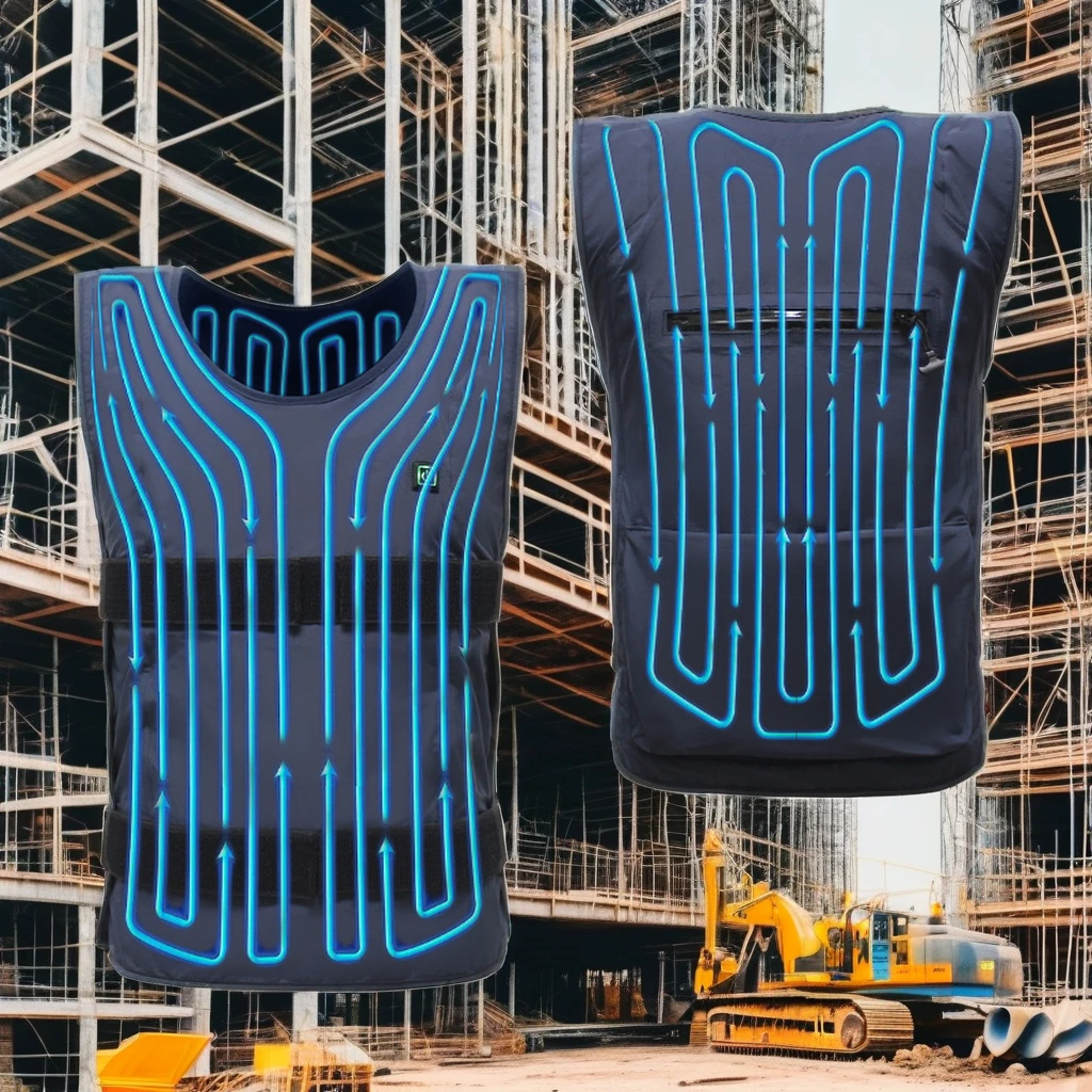 Air Conditioning Cooling Vest For Work Circulating Ice Water  Clothes Heated Cold Vest Water Heat Stroke Protac Vest Cooling