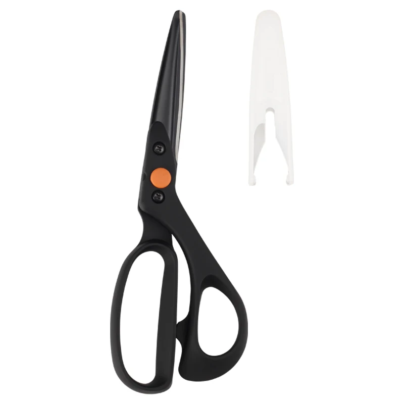 High quality 7Cr15 stainless steel 8 inch tailor shears sewing scissors with plastic cover