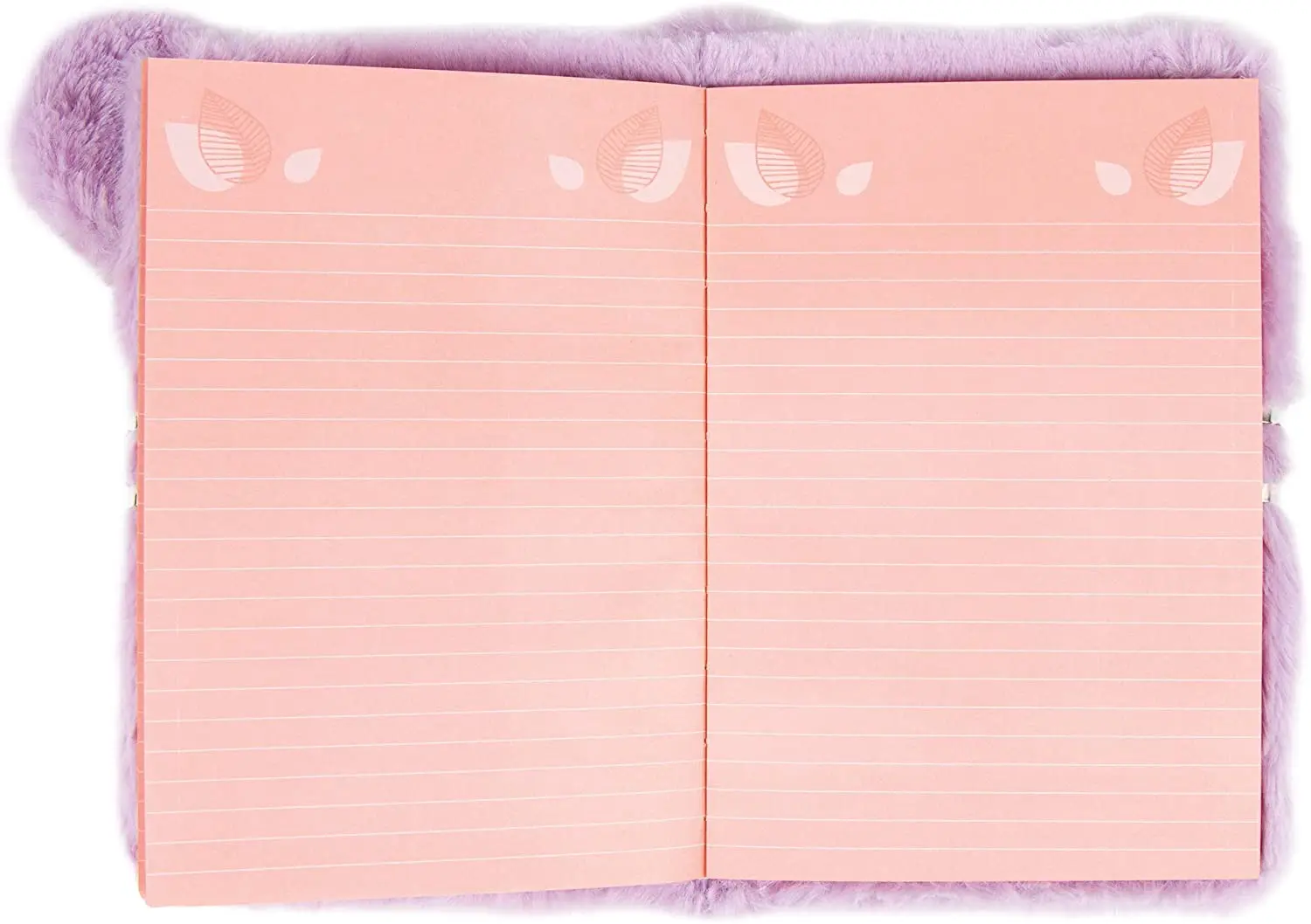 Wholesale  Koala Plush Locking Journal Fluffy Secret Diary with Gem Lock and 2 Keys