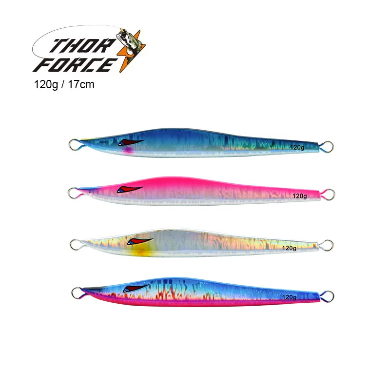 Artificial Fishing Lure Metal 17cm 120g   3D Eyes diamond jig Casting Bait Leurre De Peche  Vertical Jigging Lures