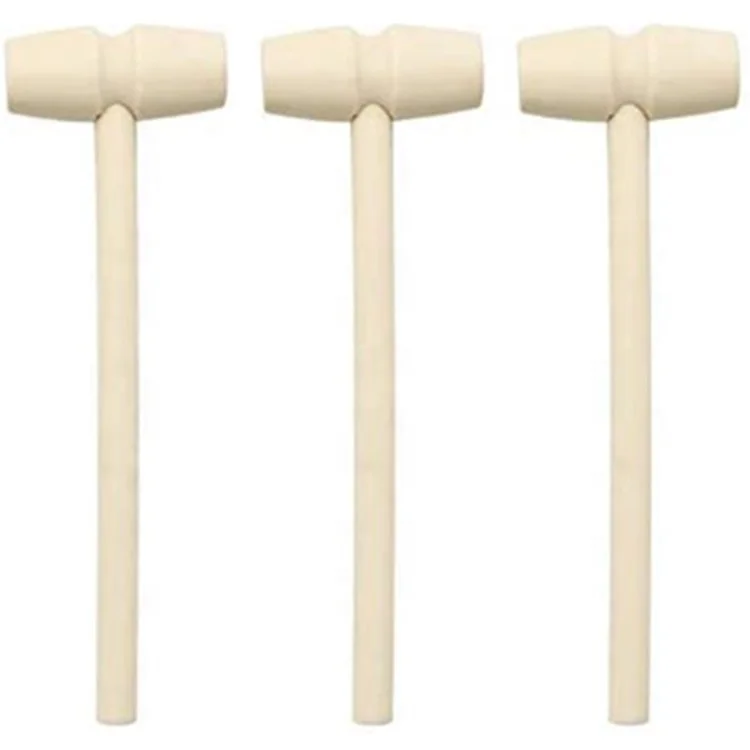 small Mini Wooden Crab Mallet Seafood Lobster Shellfish Cracker Hardwood Hammer