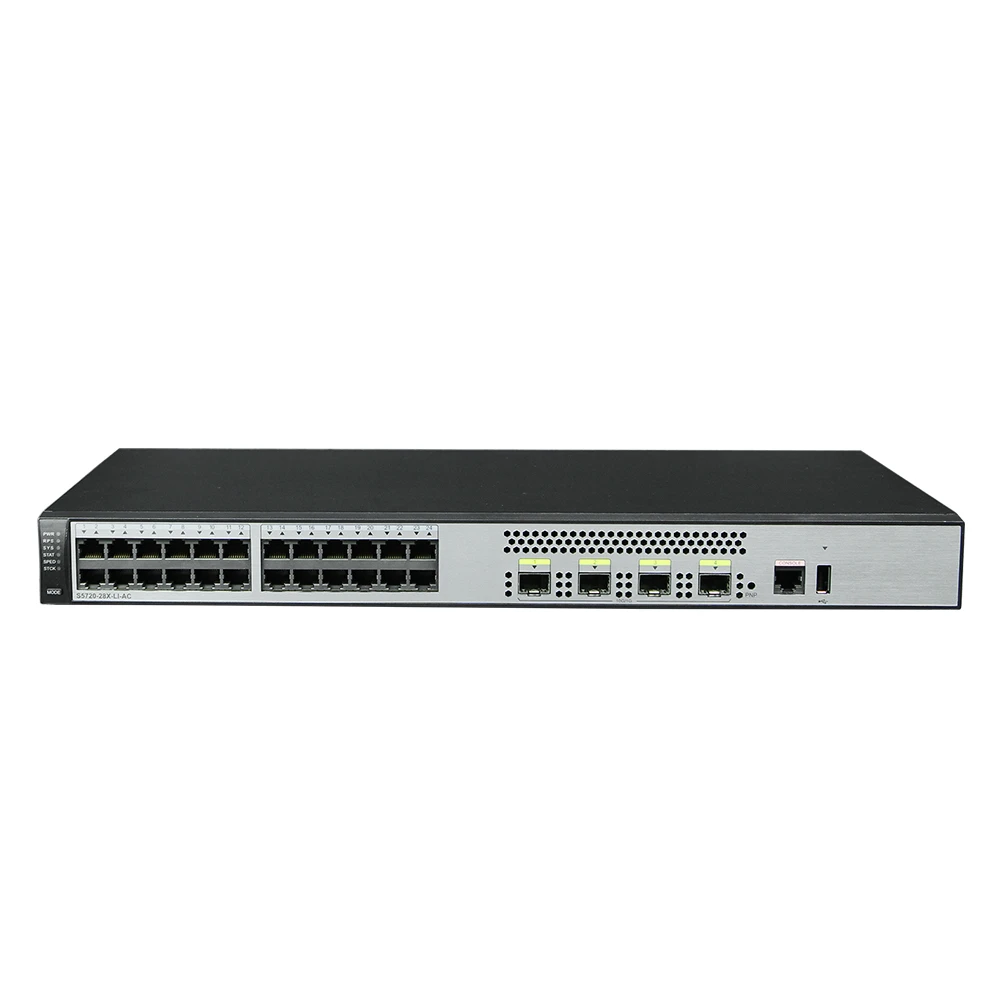 Good Quality Hw S5720-28x-li-ac 24-port Gigabit Electric 4-port + 10 Gigabit Network Switch