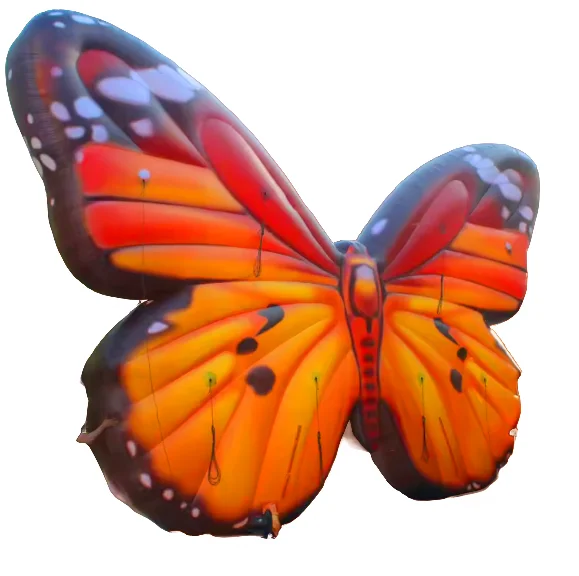 Attractive High Quality Background Giant Inflatable Butterfly for Event Stage Decoration