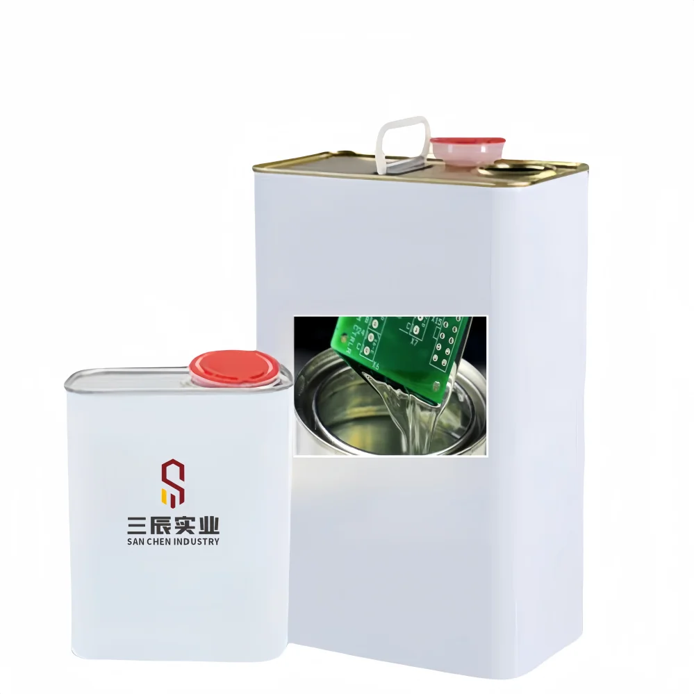 Three-proof paint UV glue fluorescent industrial grade moisture dual-curing quick-drying insulation adhesives & sealants
