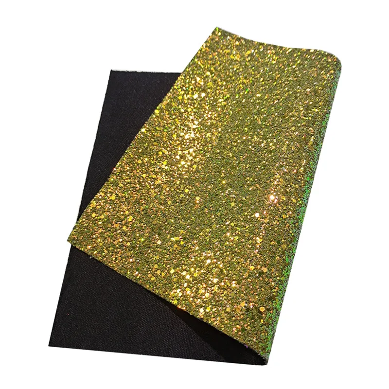 A4 Shiny Gridding Glitter Fabric cardstock for Shoes Crafts Glitter Net Fabric Glitter Leather