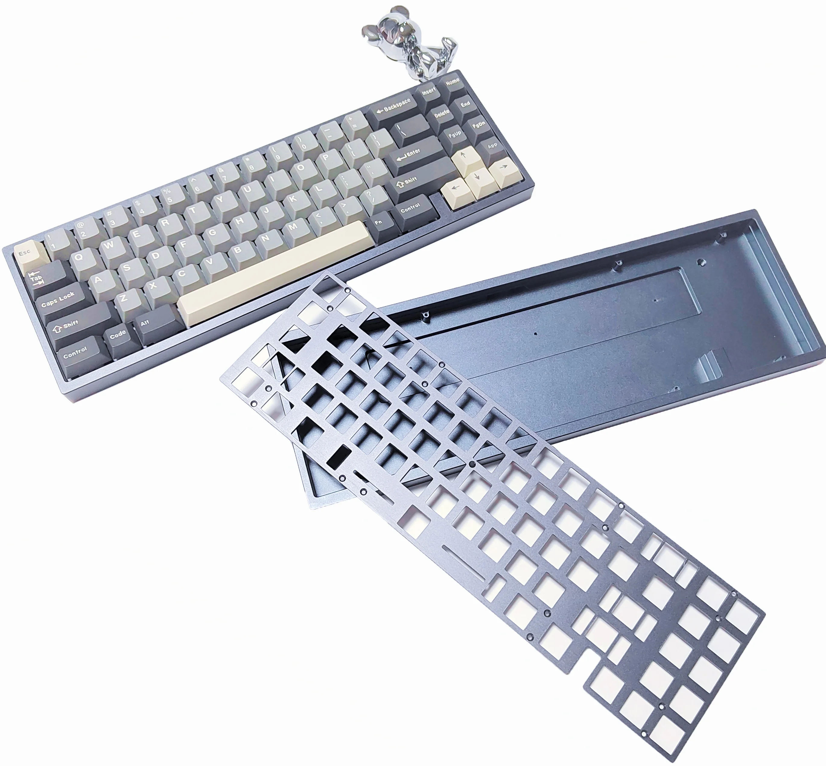 Custom Professional Aluminum Material Custom CNC Machining Machinery Milling CNC Board Keyboard Zero PVD Housings