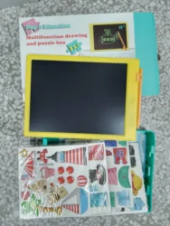 11 Inch 3 in 1 Home School Erasable Smart Board LCD Writing Tablet with Magnetic Puzzle Education Drawing Toy for Kids