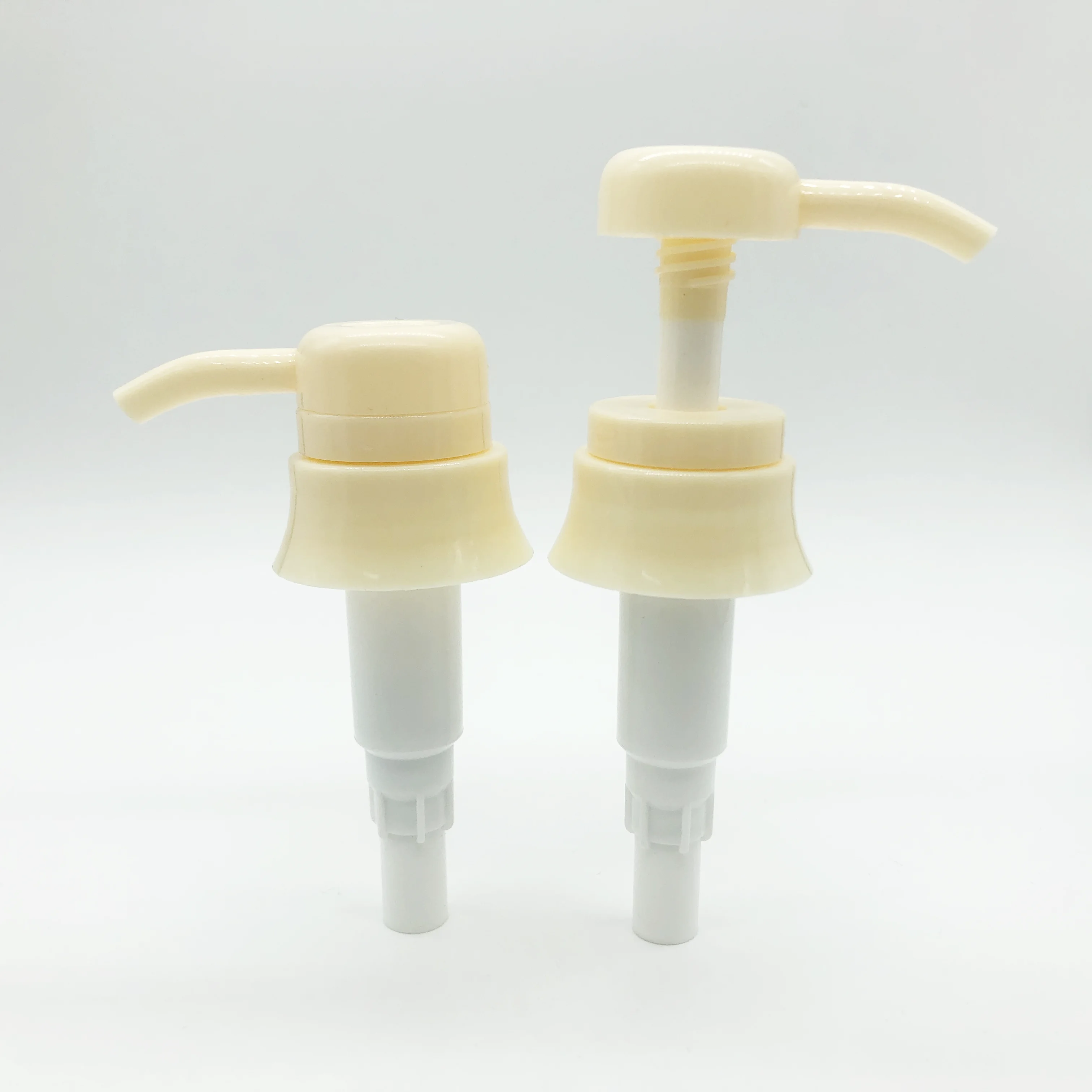 Factory Hot Sale Customized Yellow Plastic Lotion Dispenser Pump 32mm 33/410 Shampoo Shower Gel Pump For Shampoo Bottle