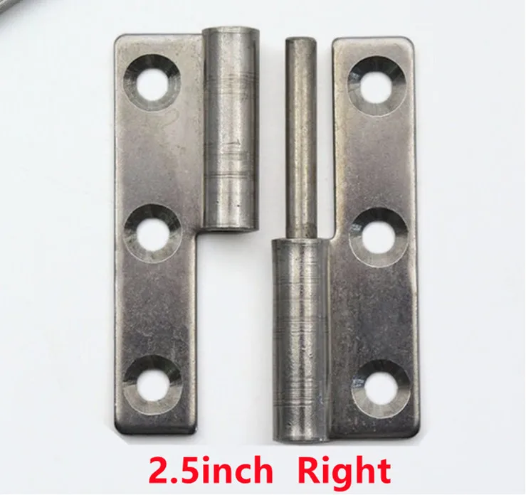 Real 304 Stainless Steel Heavy Duty Lift Off Hinge Detachable Removal Door Hinge 2.5inch Take Apart Hinges