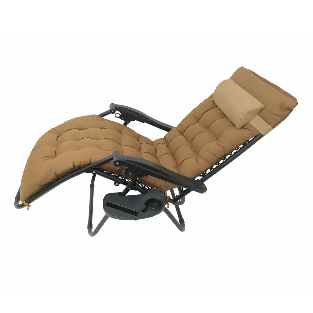 Adjustable folding  zero gravity chair portable beach chaise longue for outdoor