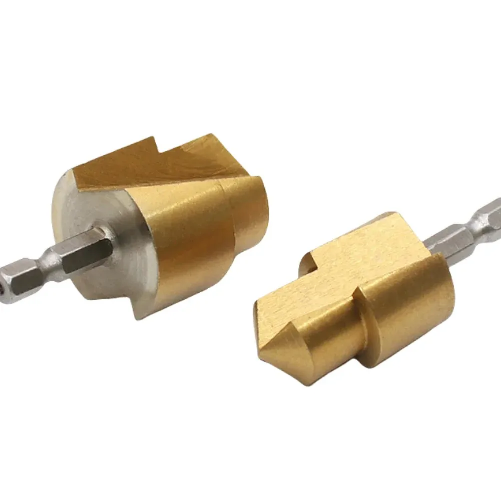 20 25 32 Hex Shank TiN Coated PPR Lifting Drill Bit for Water Pipe Reaming