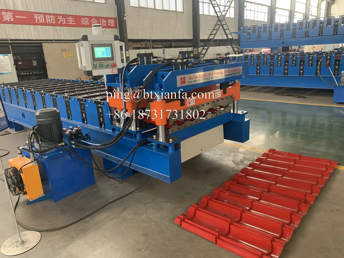 Manufacturer Direct Selling Colored Step Tile Zinc Roofing Sheet Making Machine
