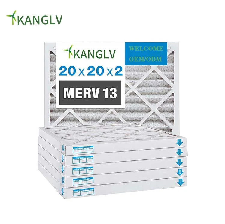 20x20x2 Air Filter MERV 13, Pleated HVAC AC Furnace Filters