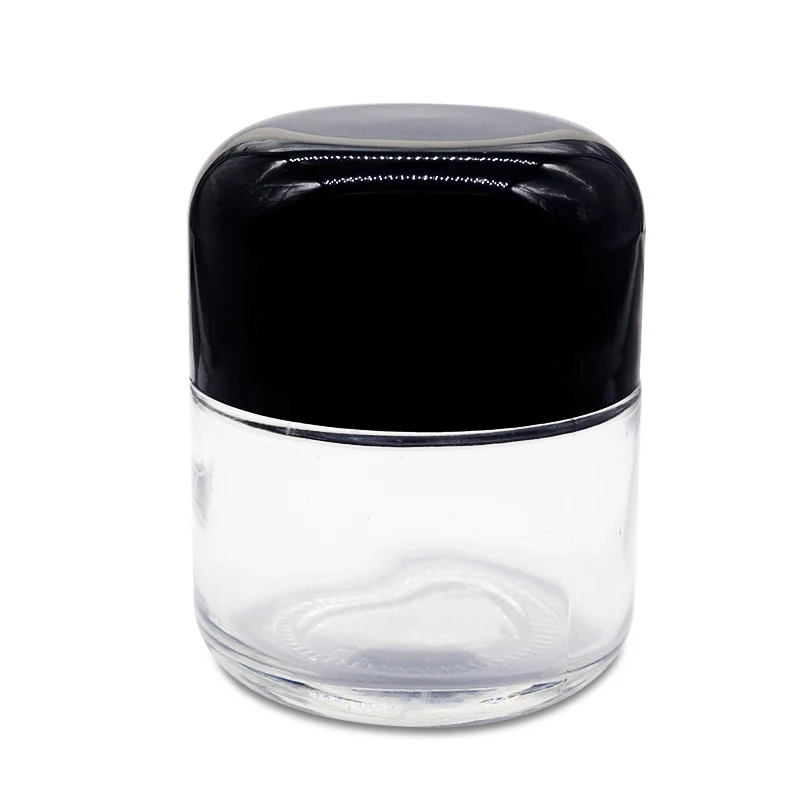 Food Grade empty 1oz 2oz 3oz 4oz custom frosted cbd hemp concentrate silicon jar dab wax contain 3ml