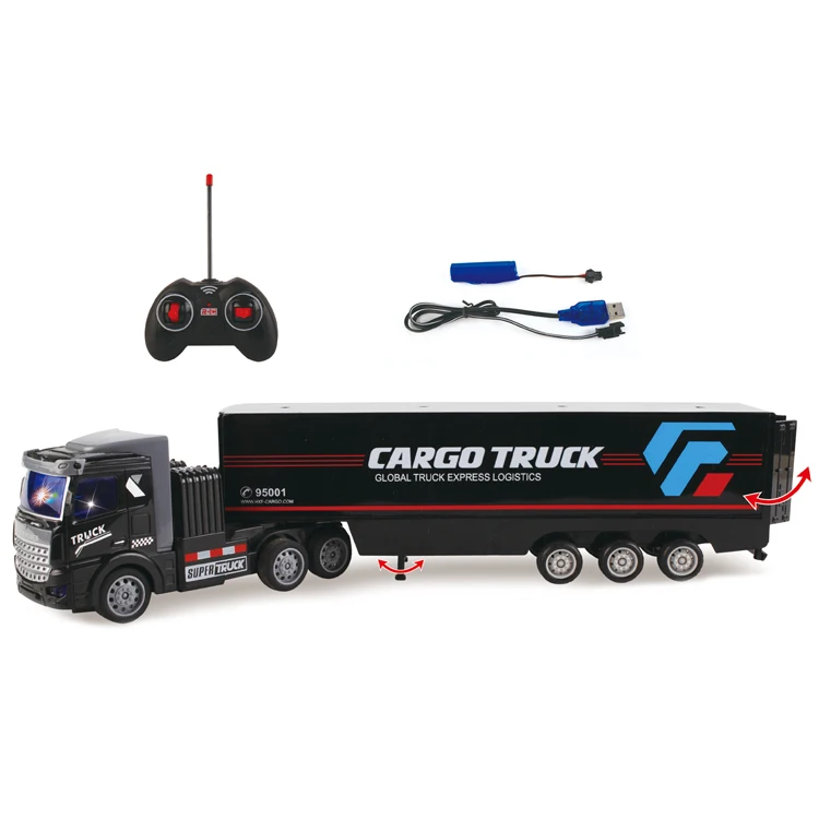 Wholesale 1/48 scale rc container truck remote control car rc cargo truck toys rc toy