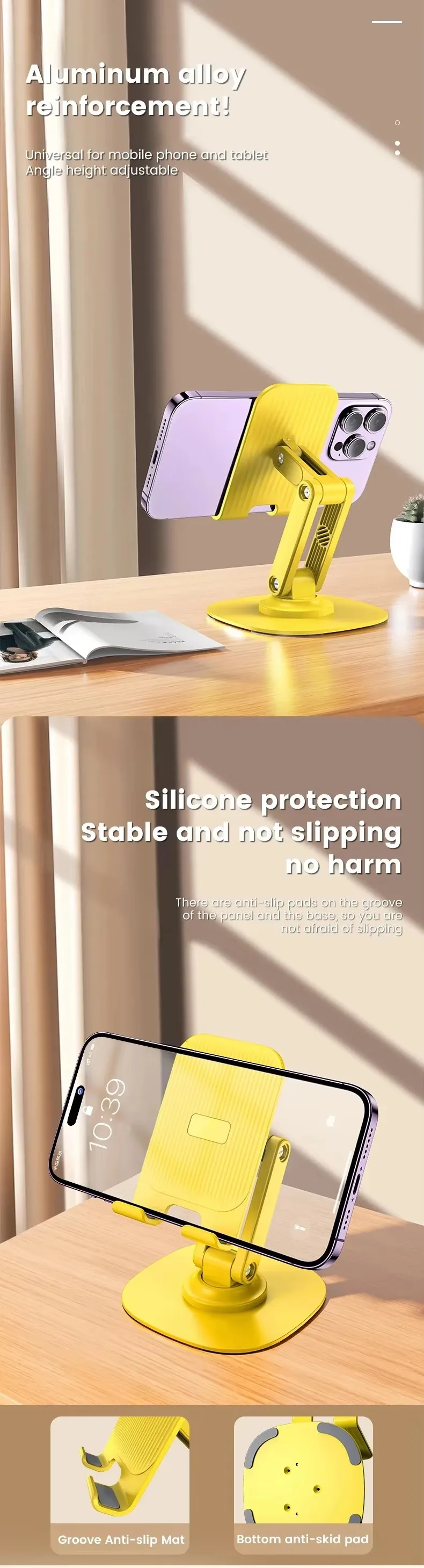 PORTABLE/Adjustable/Rotating/Flexible phone holder .jpg