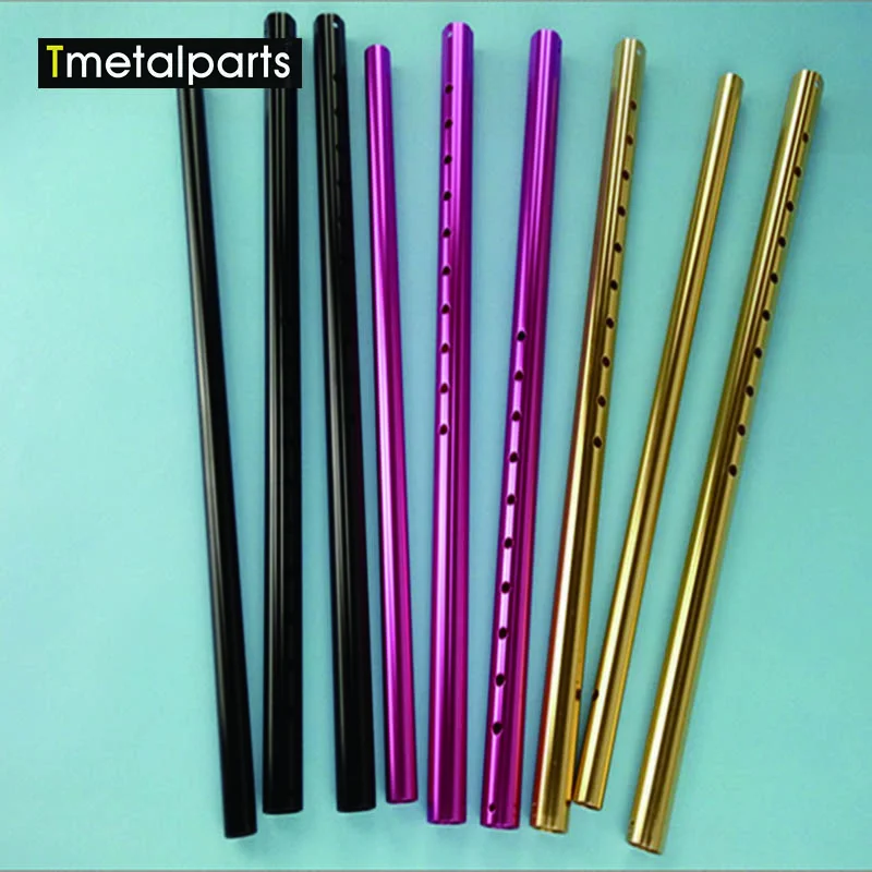 OEM Customezed Cnc Turning Stainless Steel Hollow Threaded Steel Microphone Tube Parts Threaded Aluminum Tube