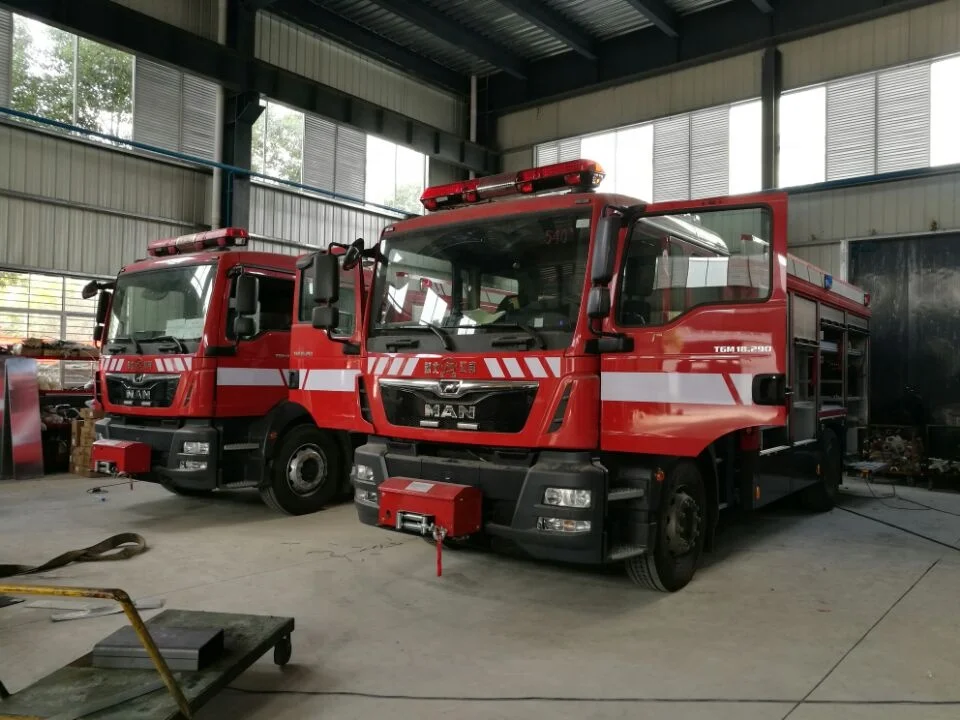 Пожарная машина MAN CAFS из Германии по заводской