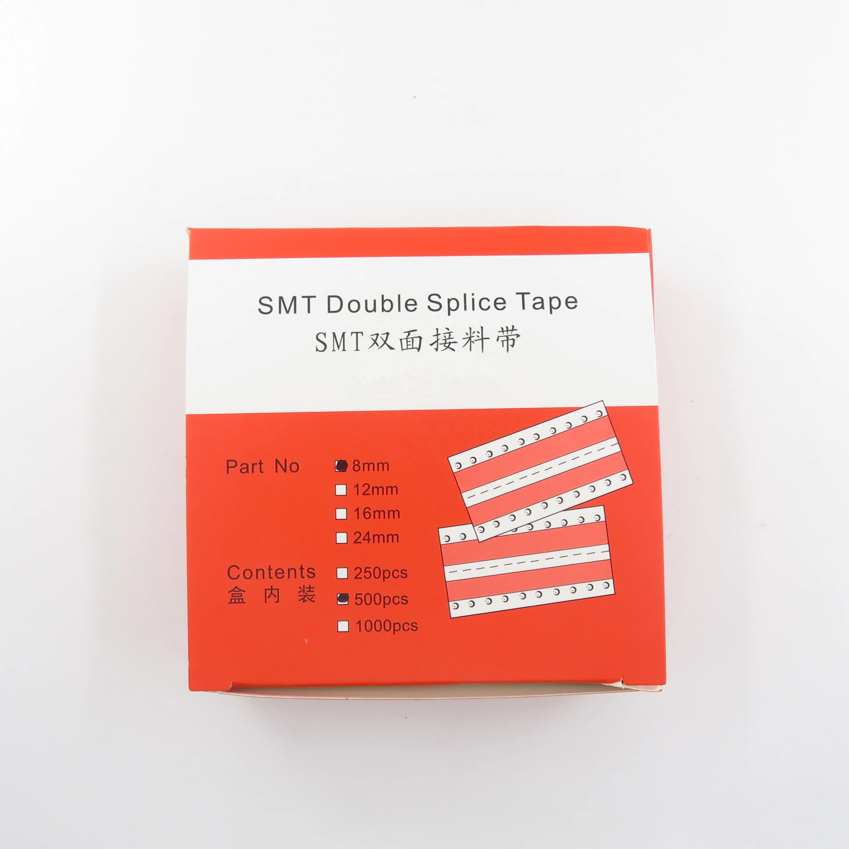 ESD Double Side SMT Splice Tape For Smt 8mm 12mm 16mm 24mm Carrier Tape Splicing