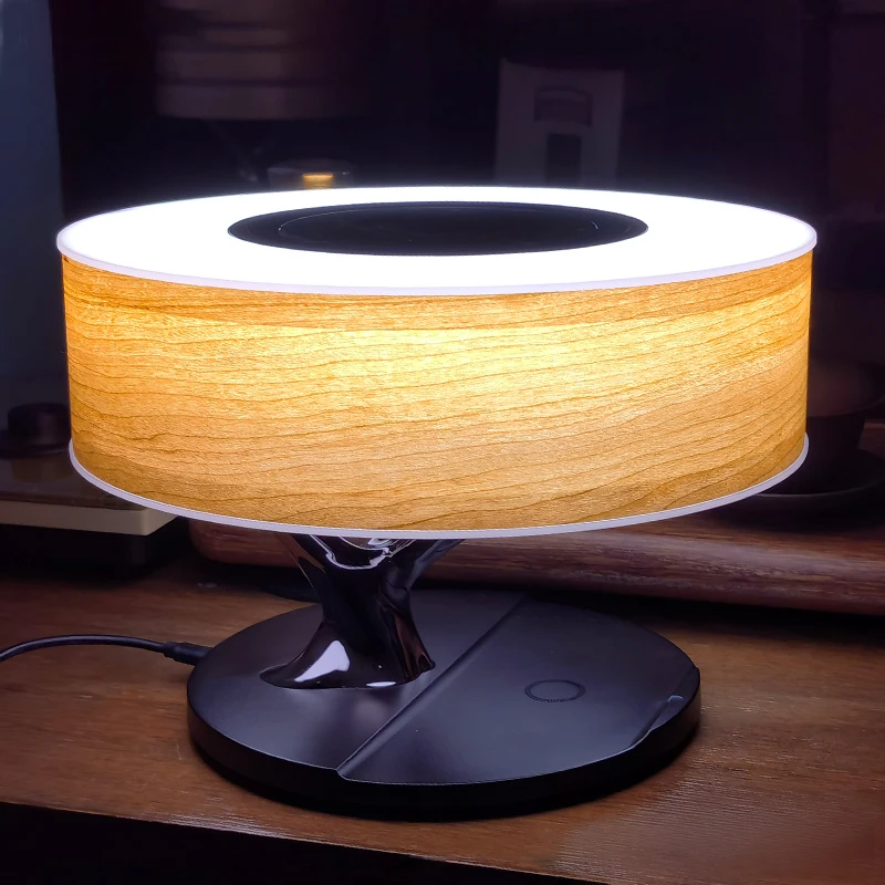 trending products 2024 new arrivals  table lamp home electronic gadgets with wireless charger Bluetooth speaker Amazon Drop ship