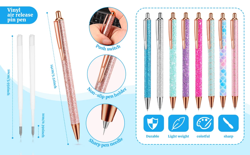 Art Cheap High Quality Craft Carving Knife Vinyl Crafting Weeding Tool For Vinyl Air Release Pen Tool