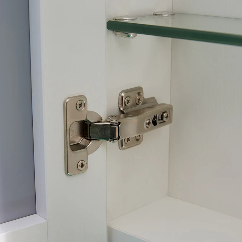 Led Light Mirror Storage Customized Wholesale Soft Close Door Plywood Mirror Cabinet With Led Light